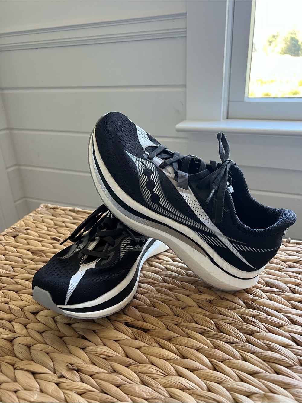 Saucony Women's Black and White Athletic Running Shoes